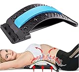 Material de alta calidad, resistente y duradero: hecho de materiales resistentes, el dispositivo de camilla trasera puede soportar hasta 330 libras. La tira de espuma proporciona un apoyo suave a la columna vertebral para mayor comodidad durante el uso. Úselo para aliviar el dolor causado por el clima frío, las tareas domésticas pesadas, sentarse demasiado. Tu columna te lo agradecerá