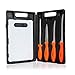 Flex Fillet Fishing Cutlery Set with Sharpening Steel, Cutting Board and Durable Leymar Handles, 5-peice