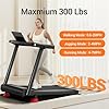 16% Treadmills for Home, 3-in-1 Foldable Treadmill with Incline, Portable Treadmill with Handle, 3.0HP Quiet Walking Pad Treadmill, 12 Automatic Modes, Three Screen