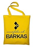 140 g/qm Styletex23 sonst fahre ich Barkas Ifa Logo Jutebeutel Baumwolltasche, gelb