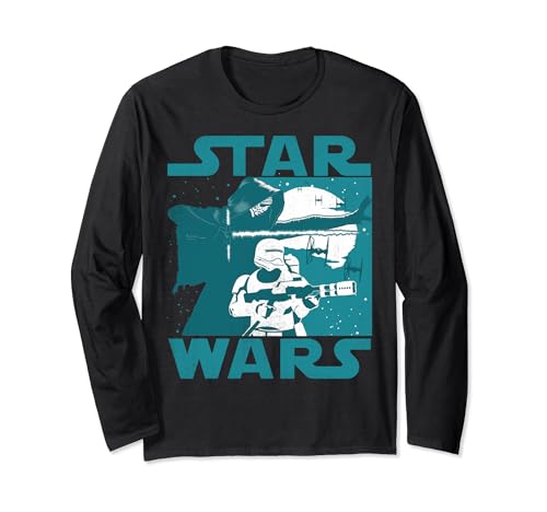 T-shirt Star Wars Episode 7 Starset Poster manches longues en coton premium au graphisme durable