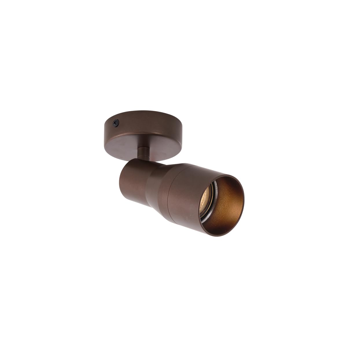 Qazqa - Modern Ceiling Spotlight Dark Bronze GU10 50mm Round - Stanley- - Modern - Suitable for LED GU10 | 1 Way Light - Aluminium Surface-Mounted spotway Light - Suitable for Living Room I Kitchen