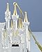 Lenox Ornament, 2025 Cinderella Castle Silverplate Ornament, Silverplated Stainless Steel Material with Gold Accents, Gold Hanging Cord, Christmas Decoration, Tree Decor, Christmas Ornaments (1 Piece)
