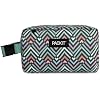 PackIt(R) Freezable Snack Box, Diamond Chevron, Built with EcoFreeze(R) Technology, Collapsible, Zip Closure with Buckle Handle, Designed For Work Snacks, Fresh Snacks On the Go, Adults, and All Ages