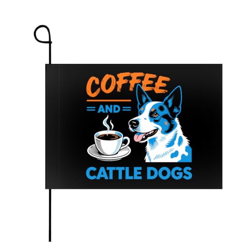 Cattle Dogs Inspirational Flag Image