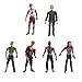 6pcs Zombie Toys Hand Paint Dead People Figurines Set for Halloween Party Decorations