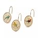 Avanti Linens Gilded Birds Shower Hooks, Ivory