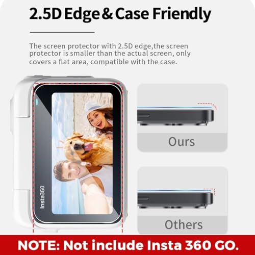 Image of Action Pro Screen Protector Camera Lens Compatible With Insta360 GO3 HD Camera(Set-2 /4Pieces)
