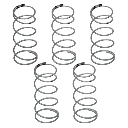 7449 Spring, Shock, White GTR Long .767, Black Rate, 5-Pack