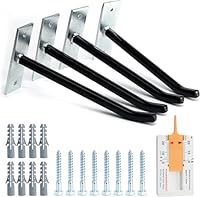 Sinoer Reifenwandhalterung,Felgenbaum, garagenhaken, autoreifen reifenhalter wandhalterung, Felgenmontage Wandset, aus Stahl, im Gegensatz zu traditionellen Gusseisen-Konkurrenten,4 Stück