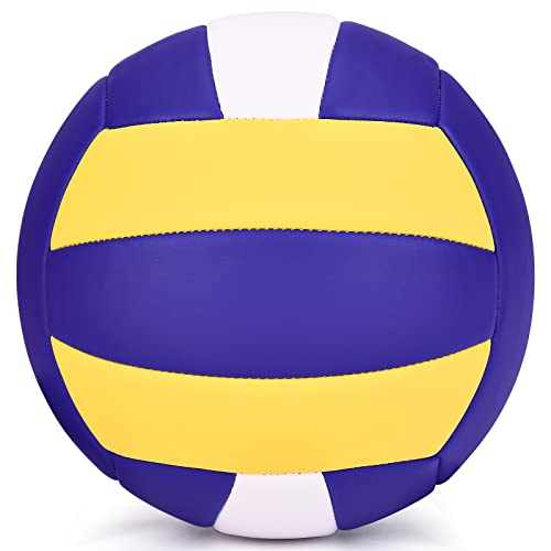 Jc Gens Official Size 5 Volleyball For Indoor Outdoor Soft Pu Volleyballs Sports Training, Beach Sand Game Play For Teenager, Adult, Beginner #TOP2