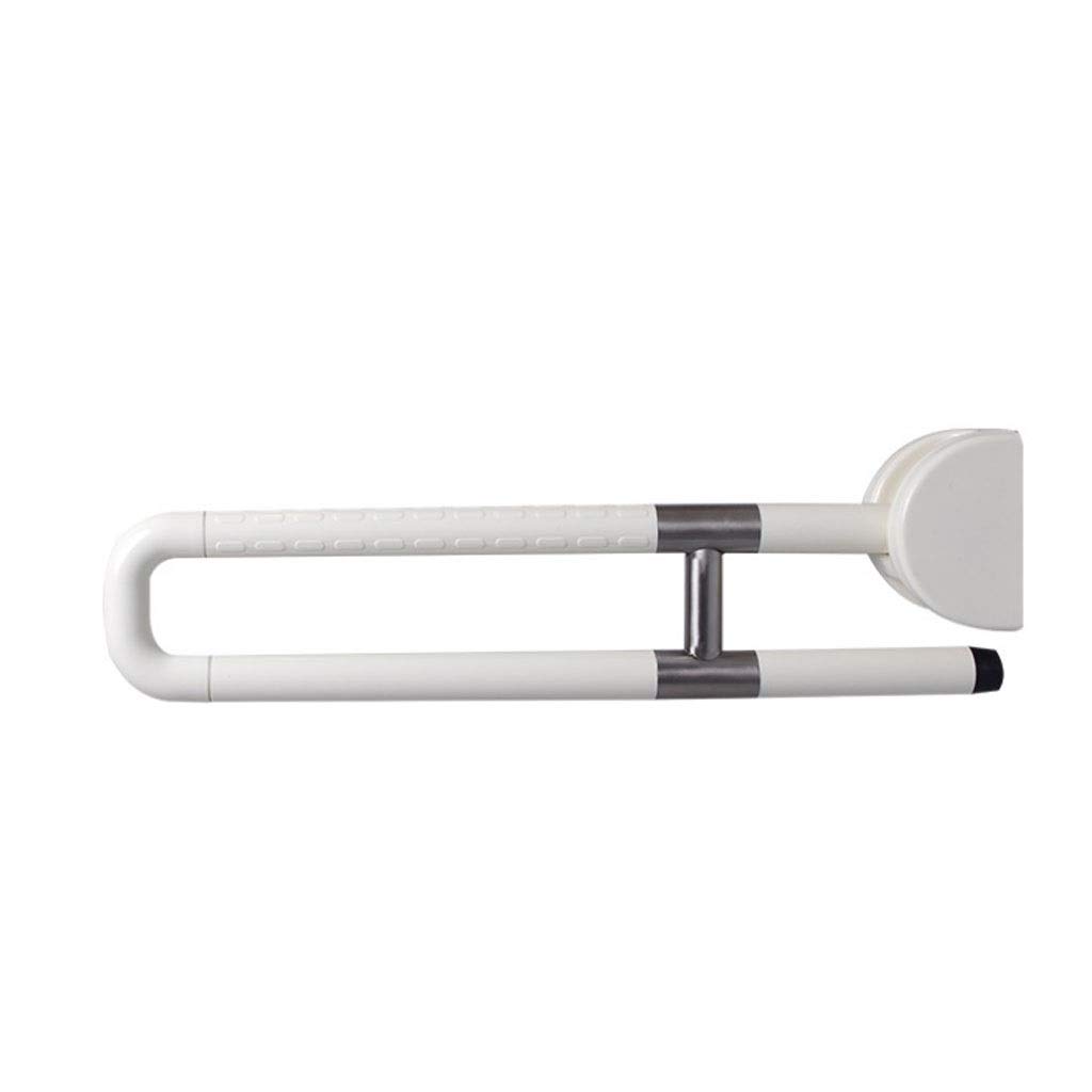Maniglione di Supporto per Bagno, Maniglia Antiscivolo per Doccia, WC, per Anziani disabili, Bambini infortunati, Donne Incinte e per la Sicurezza Interna (Colore: Bianco, Taglia B