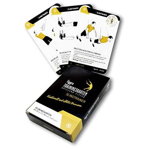figgrs® Slingtrainer I 57 Trainingskarten mit 50 Fitness Übungen für effektives Ganzkörpertraining I Sport zuhause I Training für Männer und Frauen Cover