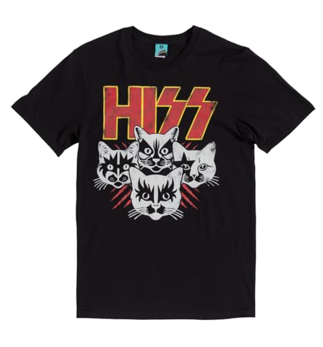 T Shirt Hiss Cats anti déformation fini les vêtements ternes qui rétrécissent