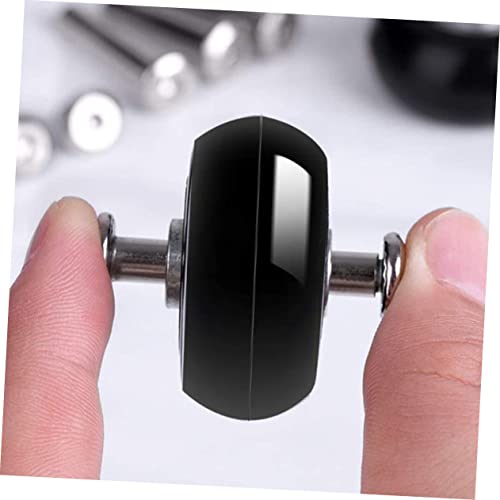 2 Conjuntos Rodas De Carrinho Rodízio Mala De Scooter Rodas Para Carrinho Substituição De Rodas De B