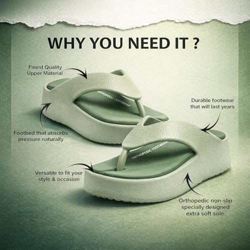 Image of Women's Slipper | Soft Sole | Lightweight | Long Lasting | Non-Slip | Orthopedic Pain Relief | Casual Wear | Size 4-7