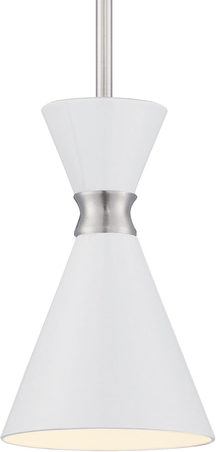 GEORGE KOVACS P1821-248 Conic Mini Pendant, 1-Light, 100 Total Watts, 9.38-in H x 5.5-in W, Honey Gold