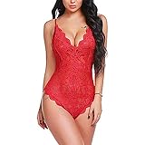WEFH Mujeres Teddy Lingerie Sexy Hot Erotic Dress Porno Plus