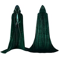 Proumhang Largo Capa con Capucha Terciopelo Disfraz de Halloween
