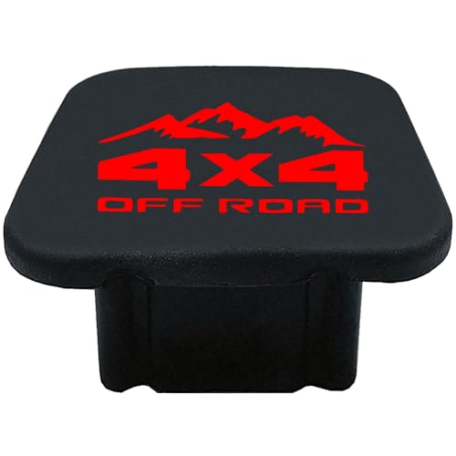 Trailer Hitch Tube Cover Plug Cap Compatible with 4x4 Off