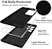 CellEver Soft Silicone Case for Samsung Galaxy S23 Ultra, Slim Fit [Camera & Drop Protection] Shockproof Phone Cover with [Soft Microfiber Lining] 6.8 Inch (Black)