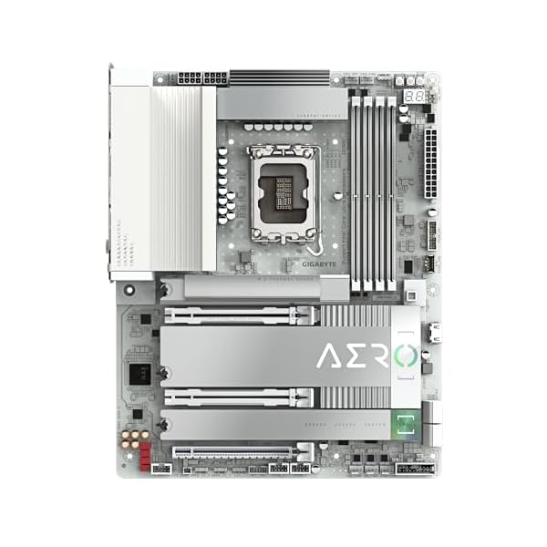 GIGABYTE Placa Base Z890 Aero G - Compatible con procesadores Intel Core Ultra (Serie 2), 16+1+2 Fases VRM, hasta 8800MHz DDR5 (OC), 1xPCIe 5.0 + 4xPCIe 4.0, Wi-Fi 7, LAN 2.5GbE, Thunderbolt 4 - Image 3