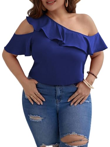 Image of KOTTY Womens Floral Flutter Sleeve Empire Navy Blue Button Boat Neck Top