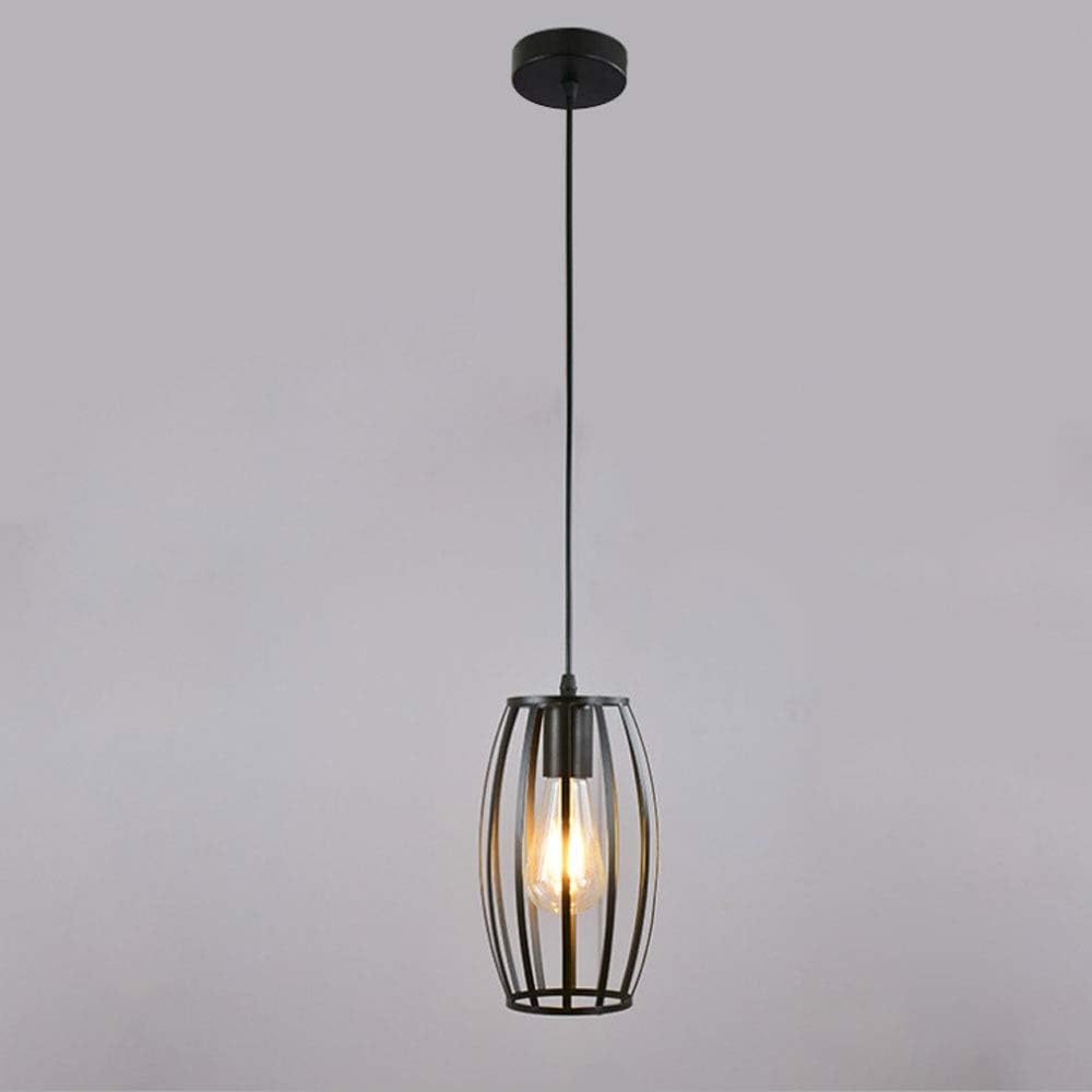 Lamp (2Pc) Light, Retro Style Island Lights, Vintage Loft Design Chandeliers, Black Ceiling Lamp, Industrial Lighting Fixture and Decoration for Living Room Bedroom Flush Mount F/C