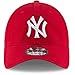 New Era Unisex-Adult MLB Core Classic 9TWENTY Team Alternate 2 Adjustable Hat Cap One Size Fits All - New York Yankees Red