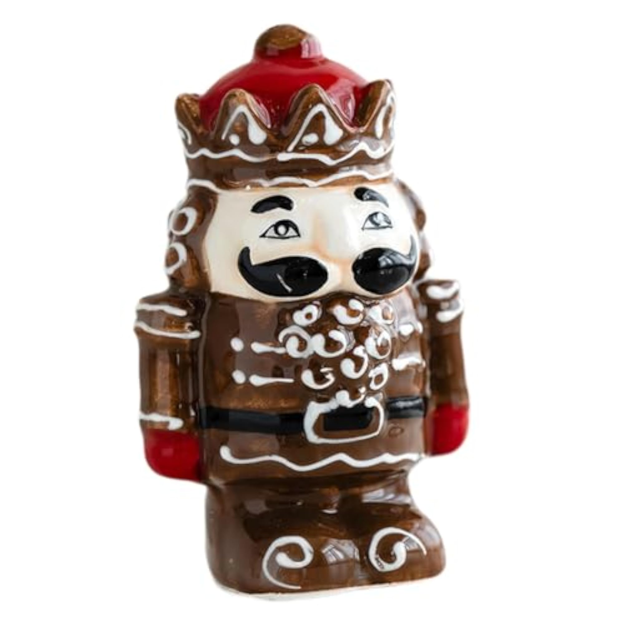 Nutcracker Statue Ceramic Festive Home Decor Creative Salt and Pepper Shaker