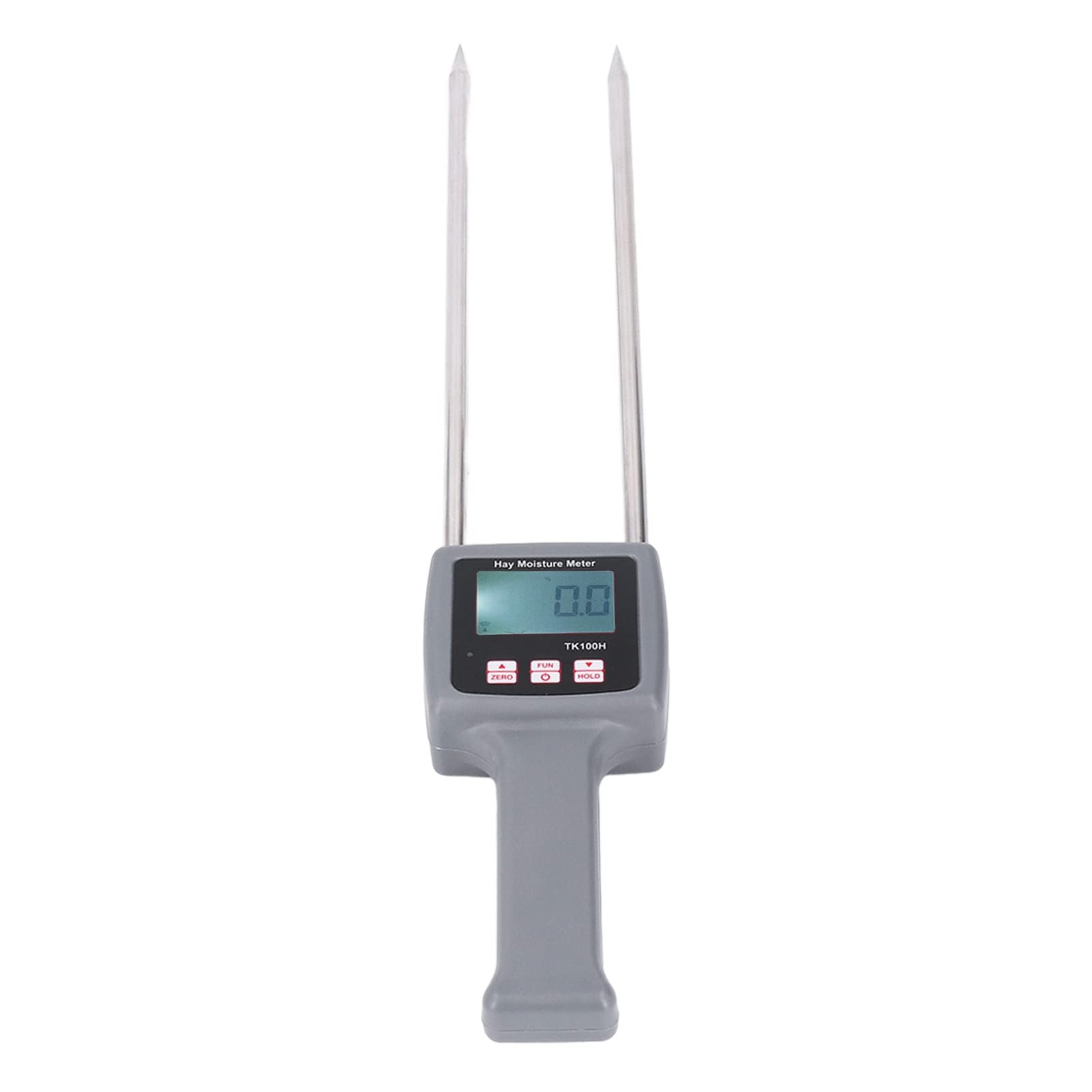 Medidor de Humedad Multifuncional con Pantalla Digital para Medición de Fibra y Heno Peso Ligero ABS 1 Unidad
