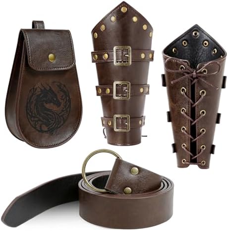 3PCS Renaissance Accessories – Viking Renaissance Belt, Medieval ...