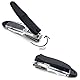 CAREOR 360 Grad Drehbarer Nagelknipser Edelstahl scharfe Klinge Finger und Zehennagelknipser, Trimmer und Cutter Zehennagelknipser Ergonomisches Design zum einfachen Trimmen von Finger- und Fußnägeln