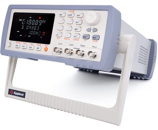 Digital Bridge Meter Inductance Resistance Capacitance Tester LCR Meter Tester with Test Functions L C R Z D Q Accuracy 0.1% Display Reader 5 Digits Four-Color VFD Display