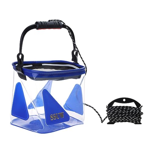 THINCAN Pala da pesca pieghevole, contenitore per acqua, portatile, pieghevole, per viaggi, campeggio, pesca, giardinaggio