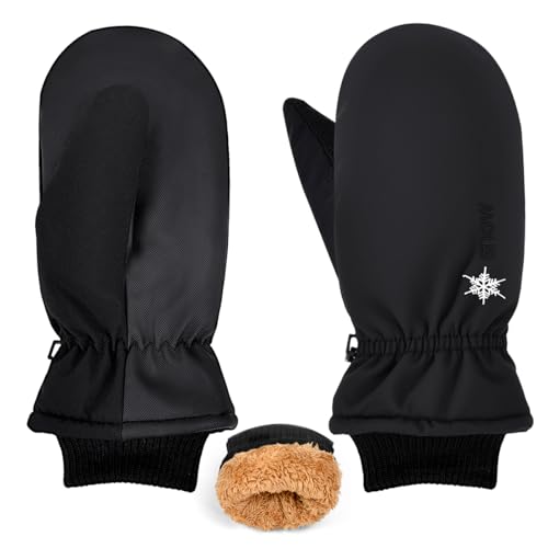 Huucozn Guanti da Sci Guanti Invernali Uomo Donna Guanto Termici Antivento Invernali Guant i Touchscreen Guant i da Neve Impermeabili Guanto Caldi Inverna li per Sci, Snowboard, Ciclismo, Arrampicata