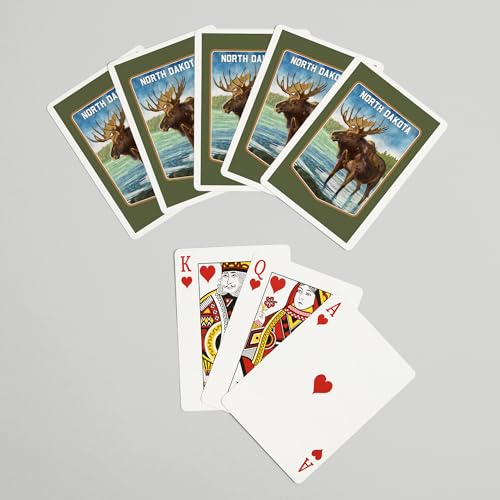 Baraja de Poker North Dakota con 52 cartas miniatura 7