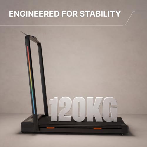 Image of Cult Smart Walking Pad with Auto Speed Adjustment | 4 HP Peak BLDC Motor | 2-Level Incline | LED Display | 120 kg Capacity | Compact & Foldable | Walking Pad for Home