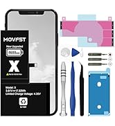 Amazon.com: MOVFST Replacement Battery for iPhone X,4600mAh Li-ion