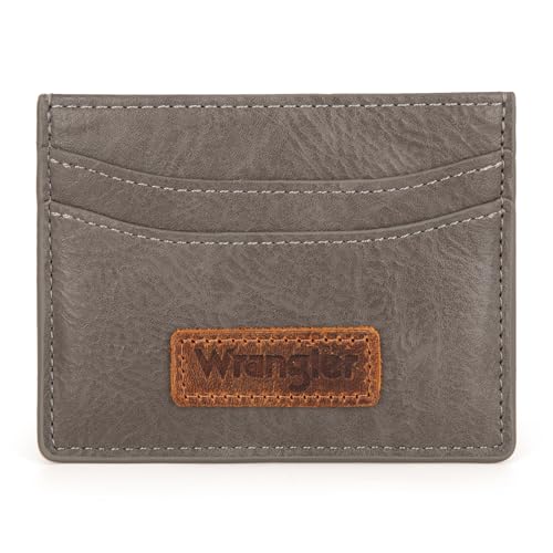 Montana West X Wrangler Slim ID Card Holder for Women Minimalist Credit Card Holder for Women Rfid Blocking Thin Small Wallets for Women