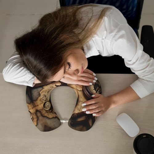 Almohada de poliéster para cuello tamaño único negra miniatura 7