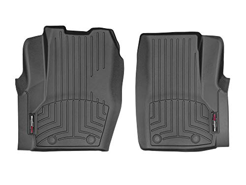 WeatherTech Custom Fit FloorLiner Floor Mats for Freightliner M2-1st Row, Black (4415651)