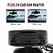 TOTMOX Car Heater 2 in1 Hot Warm Fan Van Car Auto Heater Cooler Dryer Demister Defroster Dashboard Car Windscreen Heater Defroster Demister Cooling 12V 150W