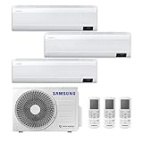condizionatore unical inverter 18000 btu  Climatizzatore 9+9+12 Btu, Trial Split, Inverter, Pompa di Calore, Gas R32 - Samsung Windfree Avant
