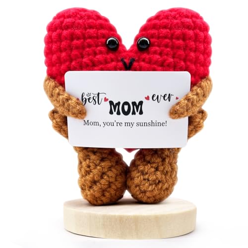 VOOMIKON Gifts for Mom from Daughter Son - Mothers Day Birthday Gifts for Moms - Birthday Thanksgiving Ideas for Moms - Stocking Stuffers for Women - Funny Handmade Crochet
