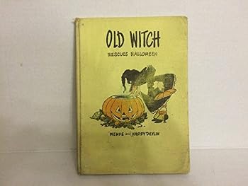 Hardcover Old Witch rescues Halloween! Book