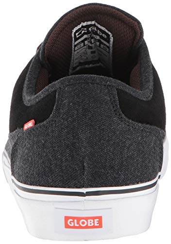 Image of Globe Men's Mahalo Skate Shoe, Black Canvas /Chestnut, 7 Medium US