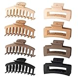 Lienni 8 Stück große Haarklammer für dickes Haar, 10.5cm Haarspangen Damen große Haarklammer, Rutschfestes Haarspangen Starker Halt Matte Haarspange für Frauen Mädchen