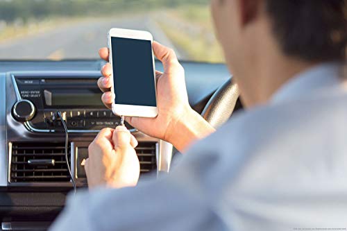 Valonic Short Audio Cable - 0.6Ft - 3,5Mm - Aux Cord For Car, Tv Or Phone - Male To Male - Black #TOP6