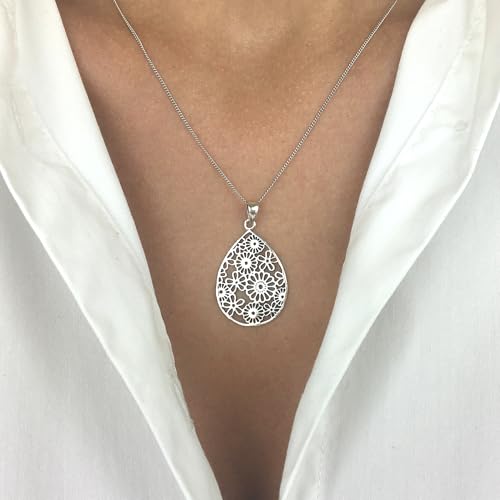 Collier en forme de goutte d'eau rétro chic pour illuminer vos tenues